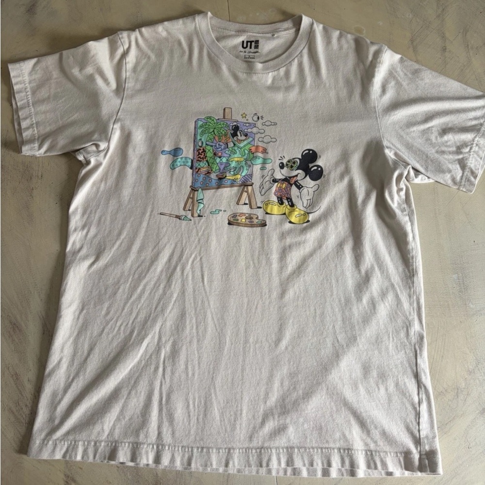 Vintage 90s deadstock Disney mickey tee! Size Adult Large, Art By S. Harrington